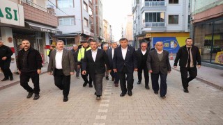 Samsun protokolünden Havzada bayramlaşma ve sel bölgesinde inceleme
