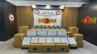 Samsunda 410 bin adet kaçak makaron ele geçirildi