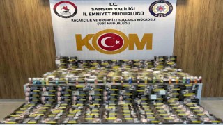 Samsunda kaçak makaron operasyonu