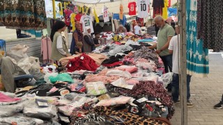 Şanlıurfada çarşıda bayram telaşı