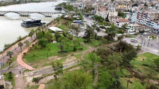 Şanlıurfada eğitime fırtına engeli: İki ilçede okullar 4 gün daha tatil edildi