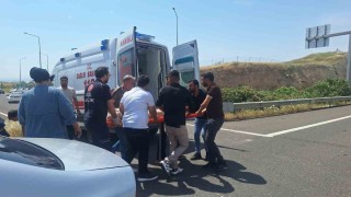Şanlıurfada iki otomobil çarpıştı: 2 yaralı