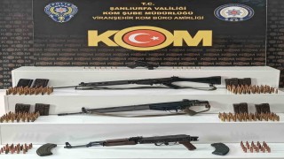 Şanlıurfada ruhsatsız uzun namlulu silahlar ele geçirildi