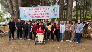 Sarıgöl Devlet Hastanesi personeli piknikte moral depoladı