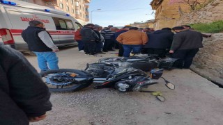 Sarıvelilerde motosiklet kazası: 1 yaralı