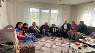 Şehit ailesine anlamlı ziyaret