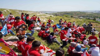 Şehitkamilde 19 Mayıs coşkusu gökyüzüne taşındı