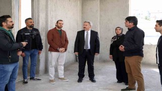 Selçuklu Mahallesinin çok amaçlı sosyal tesisi hızla yükseliyor