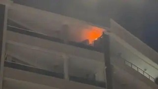 Siirtte şampiyonluk kutlamasında havai fişek doğalgaz kombisini yaktı