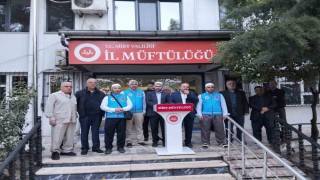 Siirtten kutsal topraklara ilk kafile uğurlandı