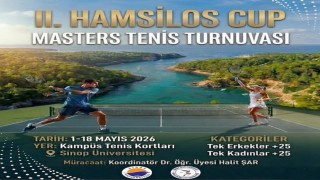 Sinopta 2. Hamsilos cup tenis turnuvası başlıyor