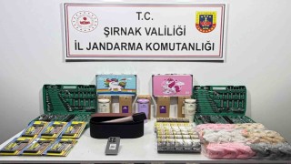 Şırnakta jandarmadan asayiş, kaçakçılık ve narkotik operasyonu