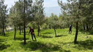 Şırnakta mezarlık ve yeşil alanlarda temizlik çalışması