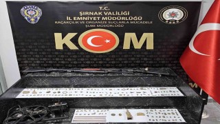 Şırnakta tarihi eser operasyonunda 180 obje ele geçirildi