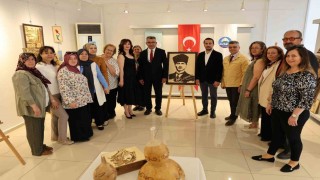 Sökede ahşap yakma sanatının zarif örnekleri sanatseverlerle buluştu