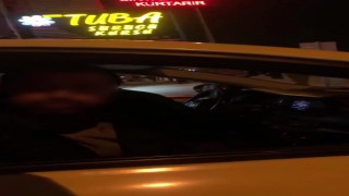 Taksiciden motosikletliye, 10 dakikaya gel buraya tehdidi