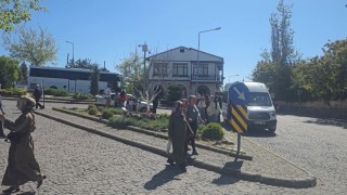 Tarihi Harput Mahallesinde bayram yoğunluğu