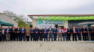Taşköprüde süt toplama merkezi törenle hizmete açıldı