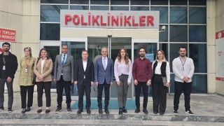 Tekin, Kemah Devlet Hastanesinde çalışmaları inceledi