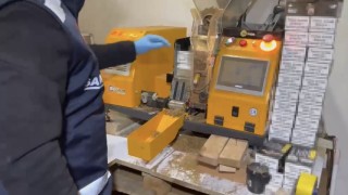 Tekkeköyde kaçak sigara operasyonu