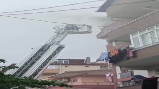 Terasta yangın paniği