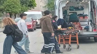 Ticari araç ile motosiklet çarpıştı: 1 yaralı