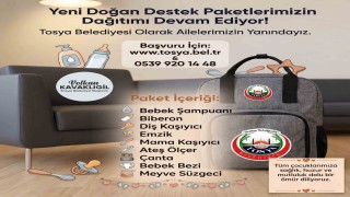 Tosyada yeni doğan bebeklerin ailelerine destek