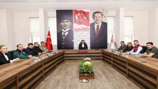 Tuncelide yağışlarla birlikte taşkın riski masaya yatırıldı