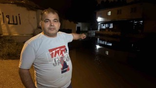 Turhalda Yeşilırmak suyu taştı, bazı evleri su bastı