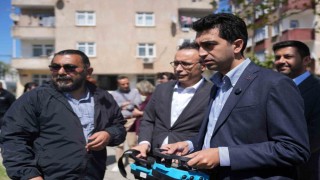 Tuzlada robotlu çim biçme dönemi başladı