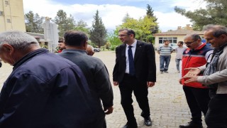 Uşakta tarımsal üretim ve kooperatifçilik için İnay köyünde saha incelemesi yapıldı