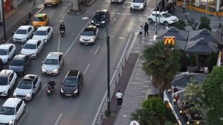 Uyanık motorcu ekiplerden kaçamadı
