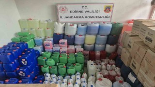 Uzunköprüde 1 milyon 950 bin TLlik sahte deterjan ele geçirildi