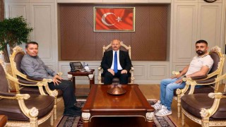 Vali Abdullah Küçüke basın mensuplarından ziyaret