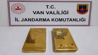 Vanda 2 kilo külçe altın ele geçirildi