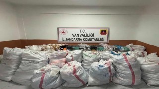 Vanda 21 milyon TL değerinde gümrük kaçağı malzeme ele geçirildi