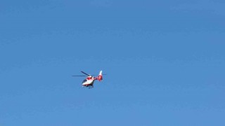 Vanda 77 yaşındaki hasta için helikopter ambulans havalandı