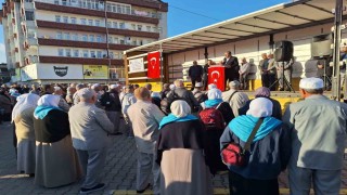Vezirköprüde hac kafilesi uğurlama programı