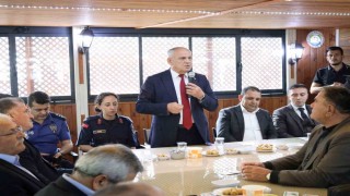Yahyalıda bayramlaşma töreni düzenlendi