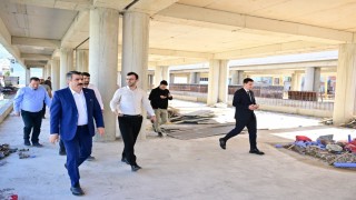 Yavuzselim Kapalı Pazar Alanında yol yarılandı