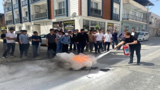Yenipazar MESEMde yangın ve acil durum tatbikatı yapıldı