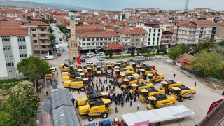 Yerköyde biçerdöverler festival havasında uğurlandı
