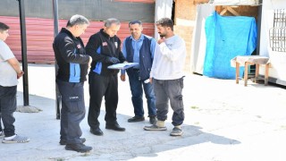 Yeşilyurt Belediyesinden kurban satış ve kesim yerlerinde bayram mesaisi