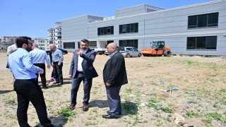 Yiğitler Mahallesinde yapımı süren Makbule-Tevfik Yıldırım Engelsiz Yaşam Merkezinde çalışmalar yüzde 92 oranında tamamlandı