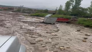 Yozgatta sel sonrası yollar temizlendi