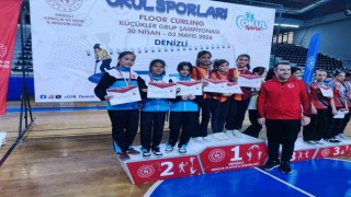 Yunus Emre Ortaokulu ‘Floor Curlingde önemli başarı