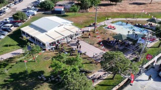Yurt Kafe ve Işıklı Parkı hizmete açıldı