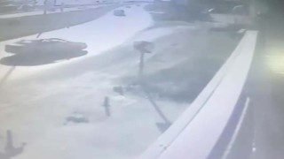 Zonguldakta 6 kişinin yaralandığı kaza güvenlik kamerasına yansıdı