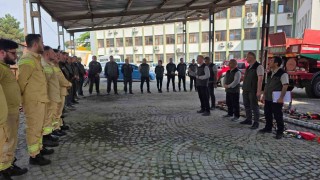 Zonguldakta orman yangınına karşı işbaşı eğitimleri sürüyor