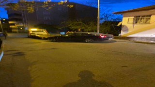 Zonguldakta trafik kazası kamerada: 2 yaralı